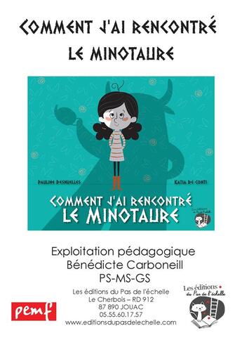 Couverture du livre « Fichier Multi Niveau Comment J'Ai Rencontre Le Minotaure » de B Carboneill aux éditions Pemf