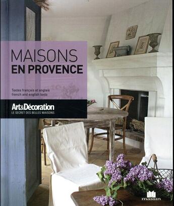 Couverture du livre « Maisons en Provence » de Karine Villame aux éditions Massin