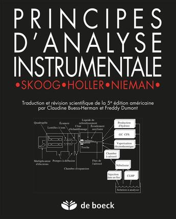 Couverture du livre « Principes d'analyse instrumentale » de F James Holler et Douglas A Skoog et Timothy A Nieman aux éditions De Boeck Superieur