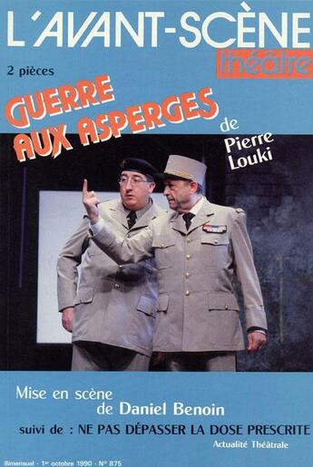 Couverture du livre « Guerre aux asperges » de Pierre Louki aux éditions Avant-scene Theatre