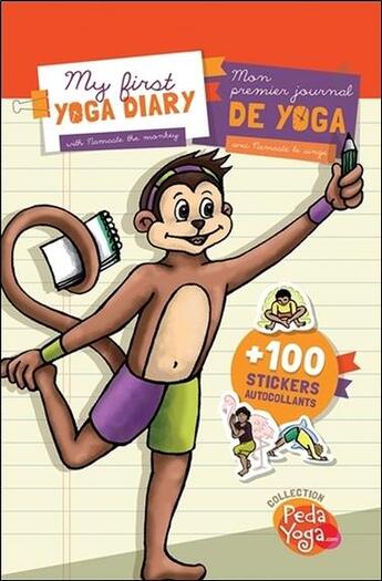 Couverture du livre « Mon premier journal de yoga ; my first yoga diary » de France Hutchison et Irene Lumineau aux éditions Beliveau