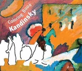 Couverture du livre « Coloring book kandinsky » de Buchholz Natalie aux éditions Prestel