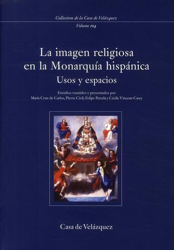 Couverture du livre « Imagen religiosa en la monarquia hispanica del siglo xvii » de  aux éditions Casa De Velazquez