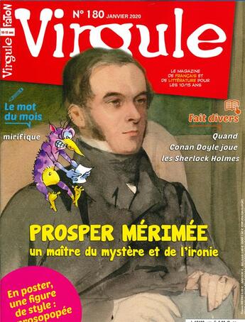 Couverture du livre « Virgule n 180 le tour du monde en 80 jours - janvier 2020 » de  aux éditions Virgule