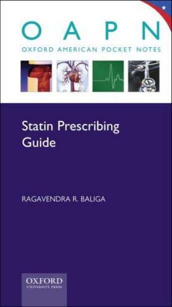 Couverture du livre « Statin Prescribing Guide » de Baliga Md Ragavendra R aux éditions Oxford University Press Usa