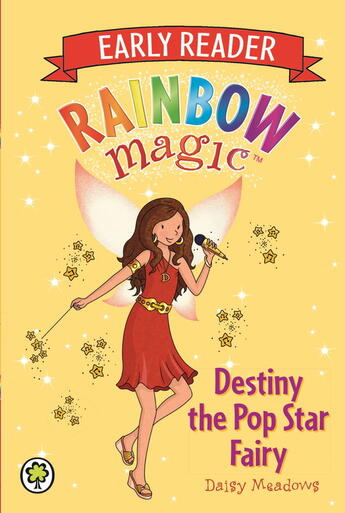 Couverture du livre « Rainbow Magic: Early Reader Destiny the Pop Star Fairy » de Daisy Meadows aux éditions Epagine