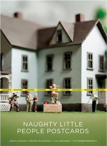 Couverture du livre « Naughty little people postcards » de Magma aux éditions Laurence King