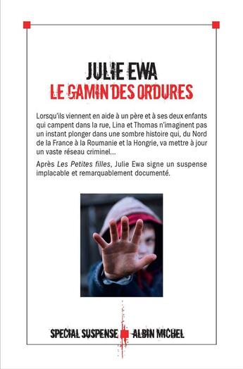 Couverture du livre « Le gamin des ordures » de Julie Ewa aux éditions Albin Michel