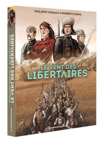 Couverture du livre « Le vent des libertaires : coffret t.1 et t.2 » de Roberto Zaghi et Philippe Thirault aux éditions Humanoides Associes