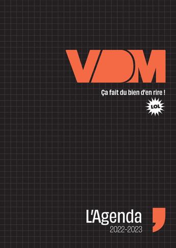 Couverture du livre « L'agenda VDM (édition 2022/2023) » de Vdm L'Equipe aux éditions Michel Lafon