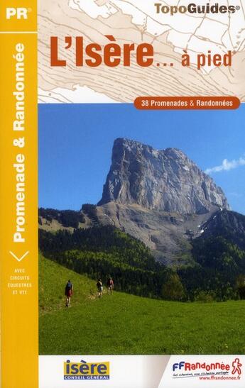 Couverture du livre « L'Isère... à pied ; 38 - PR - D038 (3e édition) » de  aux éditions Ffrp