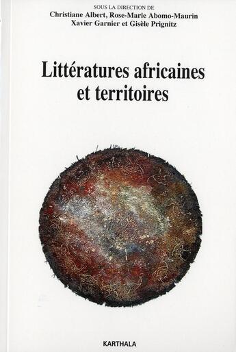 Couverture du livre « Litteratures africaines et territoires » de  aux éditions Karthala