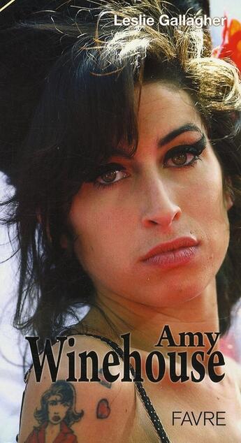 Couverture du livre « Amy Winehouse » de Leslie Gallagher aux éditions Favre