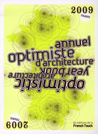 Couverture du livre « Annuel optimiste d'architecture (édition 2009) » de  aux éditions Pyramyd