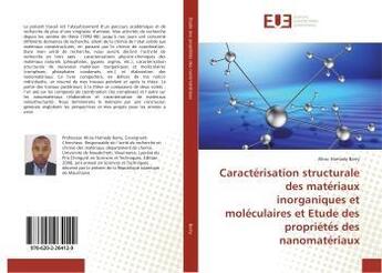 Couverture du livre « Caracterisation structurale materiaux inorganiques et moleculaires » de Hamady Barry Aliou aux éditions Editions Universitaires Europeennes