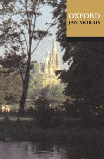 Couverture du livre « Oxford » de Jan Morris aux éditions Oup Oxford