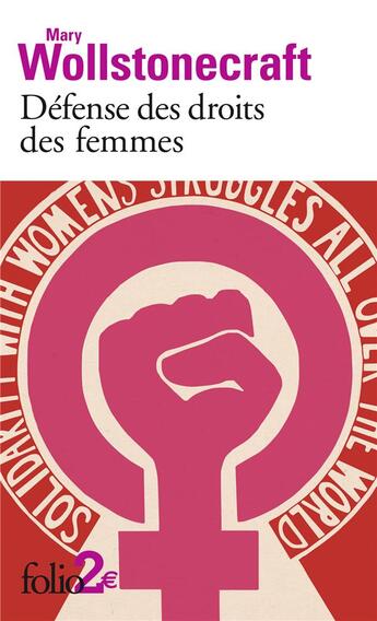 Couverture du livre « Défense des droits des femmes » de Mary Wollstonecraft aux éditions Folio