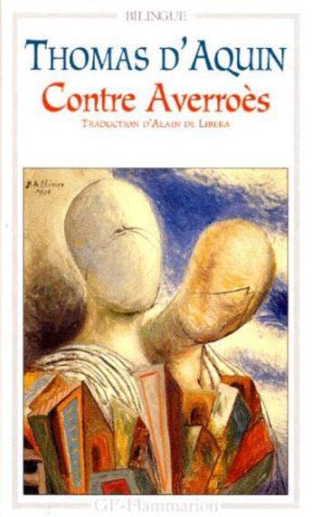 Couverture du livre « Contre Averroès » de Thomas D'Aquin aux éditions Flammarion