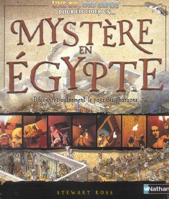 Couverture du livre « Mystere en egypte » de Koenig/Ross/Bonson aux éditions Nathan