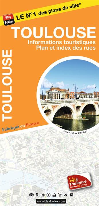 Couverture du livre « Plan toulouse » de  aux éditions Blay Foldex