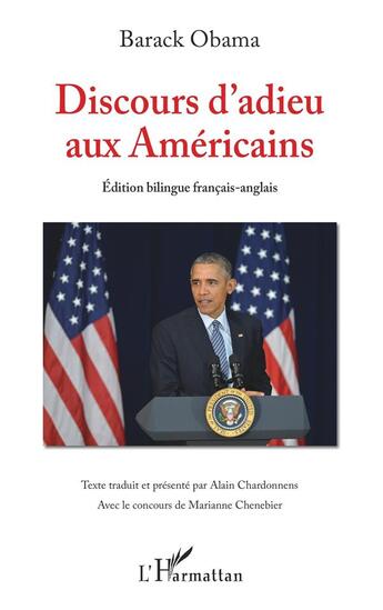 Couverture du livre « Discours d'adieu aux Américains » de Barack Obama aux éditions L'harmattan