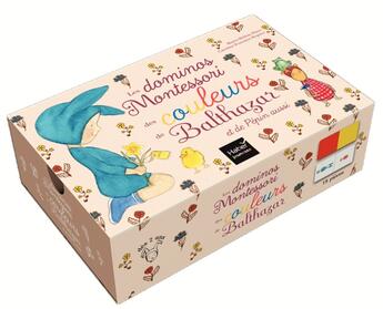 Couverture du livre « Les premiers dominos des couleurs montessori de balthazar et de pepin aussi » de Place aux éditions Hatier