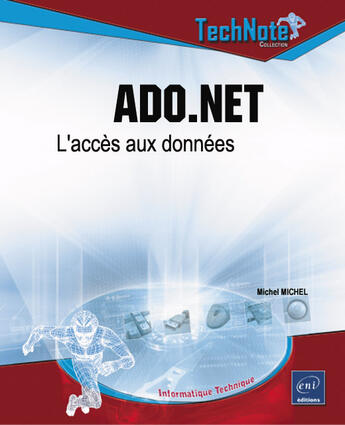 Couverture du livre « Ado.net ; l'accès aux données » de Jerome Gabillaud aux éditions Eni