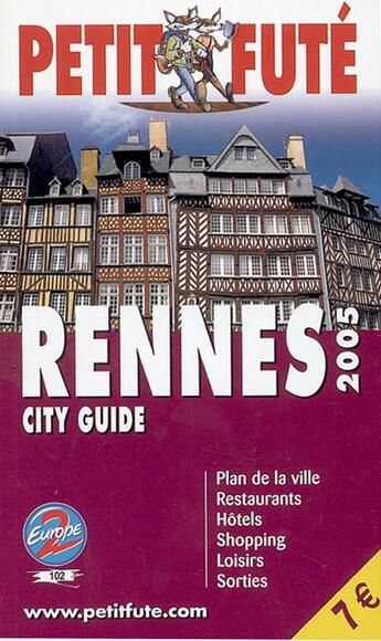 Couverture du livre « RENNES (édition 2005) » de Collectif Petit Fute aux éditions Le Petit Fute