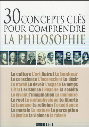 Couverture du livre « 30 concepts clés pour comprendre la philosophie » de  aux éditions Editions Esi