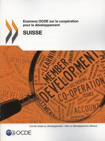 Couverture du livre « Suisse ; examens OCDE sur la coopération pour le développement » de Ocde aux éditions Ocde