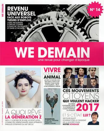 Couverture du livre « WE DEMAIN t.14 » de We Demain aux éditions We Demain