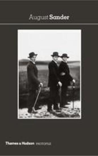 Couverture du livre « August sander (photofile) » de Susanne Lange aux éditions Thames & Hudson