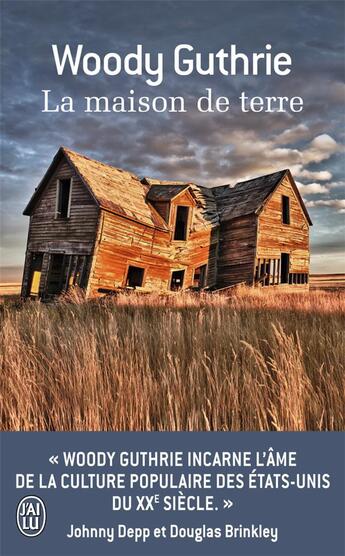 Couverture du livre « La maison de terre » de Woody Guthrie aux éditions J'ai Lu