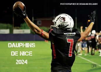 Couverture du livre « Dauphins de Nice 2024 » de Benjamin Belando aux éditions Books On Demand