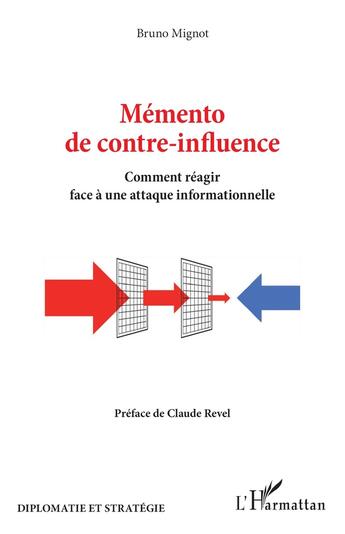 Couverture du livre « Mémento de contre-influence : Comment réagir face à une attaque informationnelle » de Bruno Mignot aux éditions L'harmattan