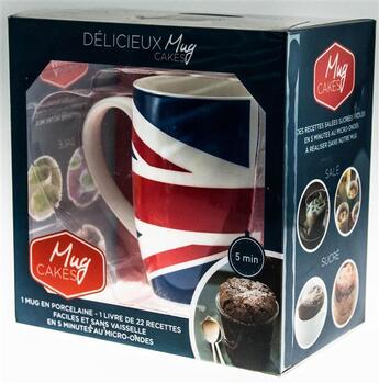 Couverture du livre « Mug cakes Union Jack ; coffret » de  aux éditions I2c