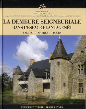 Couverture du livre « La demeure seigneuriale dans l'espace Plantagenêt ; salles, chambres et tours » de Gwyn Meirion-Jones aux éditions Pu De Rennes