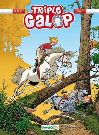 Couverture du livre « Triple galop Tome 6 » de Rodrigue/Du Peloux aux éditions Bamboo