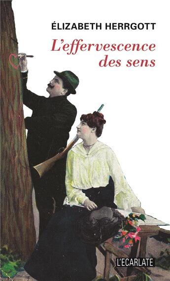 Couverture du livre « L'effervescence des sens » de Elisabeth Herrgott aux éditions L'ecarlate