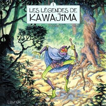Couverture du livre « Les légendes de Kawajima T.1 ; Nimini-San » de Sandrine Garcia et C. A. B. et Remi Maynegre aux éditions Lounak