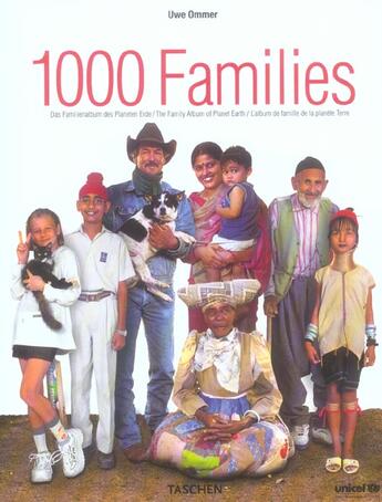 Couverture du livre « 1000 families » de Uwe Ommer aux éditions Taschen