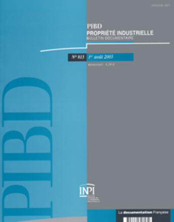 Couverture du livre « PIBD T.813 ; TEXTES OFFICIELS. DOCTRINE. JURISPRUDENCE » de  aux éditions Documentation Francaise