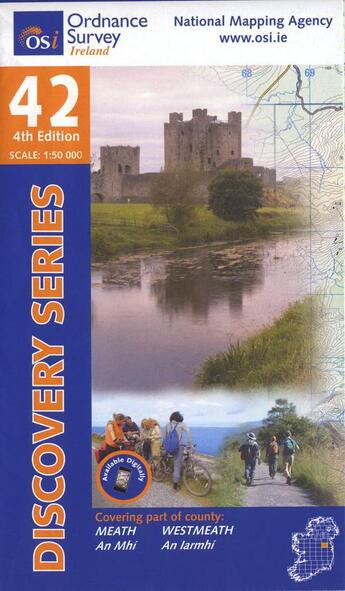 Couverture du livre « Meath/west meath » de  aux éditions Ordnance Survey