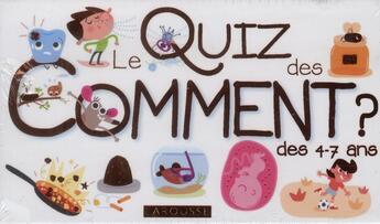 Couverture du livre « Quiz des comment ? » de  aux éditions Larousse