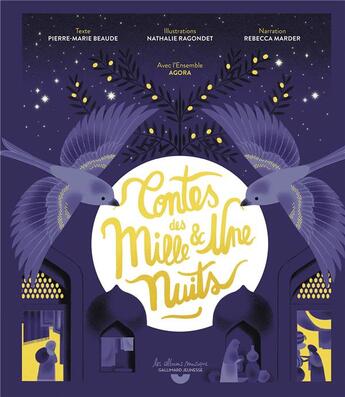 Couverture du livre « Les mille et une nuits livre-cd » de Pierre-Marie Beaude aux éditions Gallimard-jeunesse