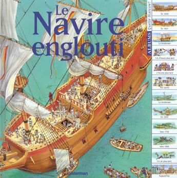 Couverture du livre « Navire englouti (le) t3 - quelle histoire » de Dennis Harris aux éditions Casterman