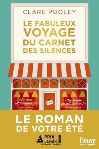 Couverture du livre « Le fabuleux voyage du carnet des silences » de Clare Pooley aux éditions Fleuve Editions