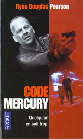 Couverture du livre « Code Mercury » de Ryne Douglas Pearson aux éditions Pocket