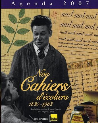 Couverture du livre « Agenda nos cahiers d'écoliers 2007 » de  aux éditions Les Arenes