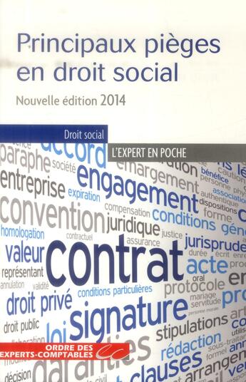 Couverture du livre « Principaux pièges en droit social (édition 2014) » de  aux éditions Oec